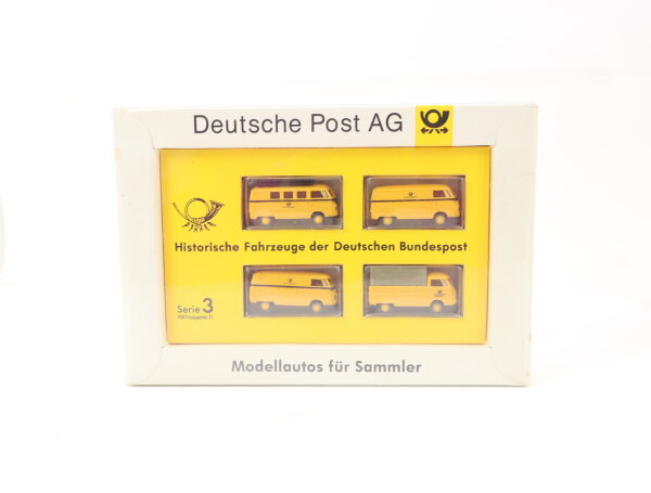 Brekina H0 Serie 3 Modellauto-Set 4-tlg. VW Transporter T1 1:87 OVP