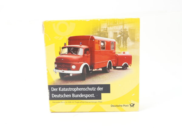 Brekina H0 006770 Modellauto MB LA 328 "Katastrophenschutz DBP" mit Anhänger