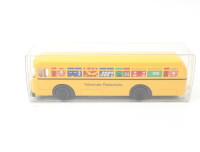 Brekina H0 5208 Modellauto Bus Büssing 6500 T  "Die Fahrende Postschule" 1:87