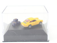 Brekina H0 010577 Modellauto PKW Porsche - Deutsche Post Weihnachtsmodell 2006