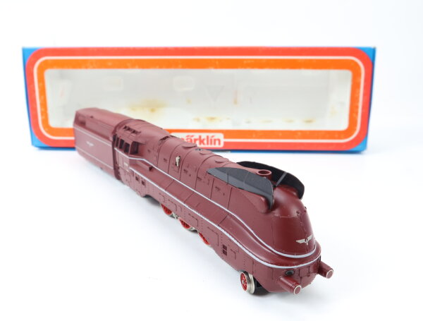 Märklin H0 3089 Dampflok Stromlinienlok rot BR 03 1055 DR / Guss OVP