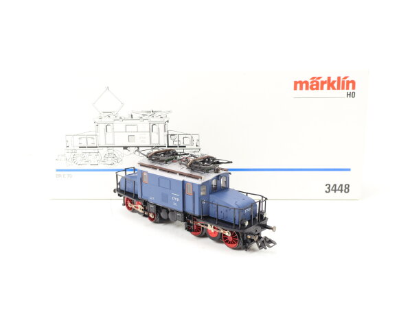 Märklin H0 3448 Elektrolok E-Lok EG 2 blaugrau BR E70 21 DB / NEM OVP