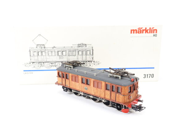 Märklin H0 3170 Elektrolok E-Lok "Holzlok" Litt D BR 109 SJ / OVP