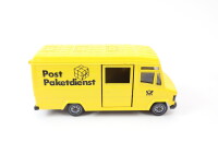 Siku Modellauto PKW Transporter Mercedes 809D "Post/Paketdienst" 1989 / 1:55
