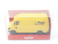 Herpa H0 4123 Modellauto Transporter Mercedes MB 207 D Post 1:87 OVP