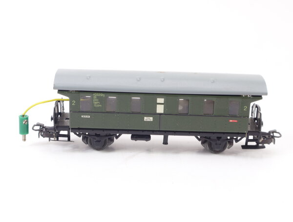 Märklin H0 4002 Personenwagen Donnerbüchse 2. Klasse Bi grün / Blech
