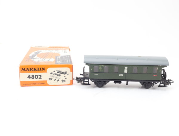 Märklin H0 4802 Personenwagen Donnerbüchse 2. Klasse / aus Bausatz