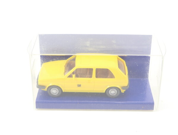 Wiking H0 Modellauto PKW VW Golf 2 "Posthorn" 1:87 OVP