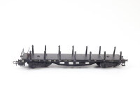 Märklin H0 4516 Güterwagen Flachwagen Rungenwagen 13 392 SSka DB OVP