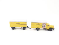 Wiking H0 Modellauto Koffer-Lastzug MB L 6600...