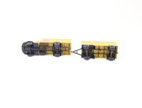 Wiking H0 Modellauto Koffer-Lastzug MB L 6600 "Schnellpaket DBP" 1:87