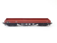 Märklin H0 4914 Güterwagen Niederbordwagen 4-achsig 496 391 DB / aus Bausatz