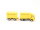 Siku H0 1622 Modellauto LKW MB Koffer-Lastzug "Deutsche Post AG" 1:87