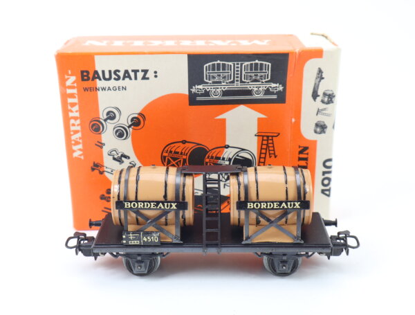 Märklin H0 4910 Güterwagen Weinfaßwagen "Bordeaux" / aus Bausatz