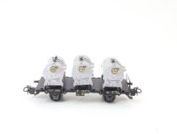 Märklin H0 4920 Güterwagen Behältertragwagen VTG 72537 DB / aus Bausatz