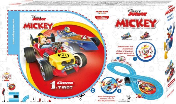 Carrera Toys 20063045 FIRST - Mickeys Fun Race