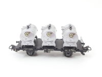 Märklin H0 4920 Güterwagen Behältertragwagen VTG 72537 DB / aus Bausatz