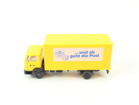 Wiking H0 552 01 24 Modellauto LKW MB 815 Koffer "DBP und ab geht die Post" 1:87