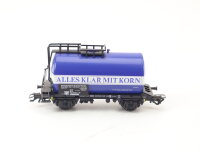 Märklin H0 4642 Güterwagen Kesselwagen "Alles klar mit Korn" 851-8 blau DB
