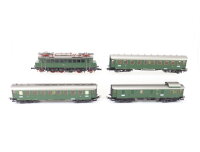Märklin H0 2850 Personenzugset 4-tlg. mit Elektrolok grün BR E04 14 DR / OVP