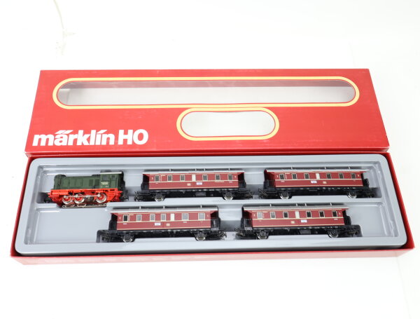 Märklin H0 2858 Personenzugset 5-tlg. mit Diesellok BR V36 239 DB / OVP