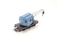 Märklin H0 4611 Güterwagen Kranwagen "Krupp Ardelt" 6 804 DB blau / OVP