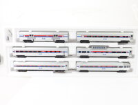 Märklin H0 43600 Personenwagenset 6-tlg. Streamliner-Set "Amtrak" / Licht OVP