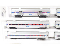 Märklin H0 43600 Personenwagenset 6-tlg. Streamliner-Set "Amtrak" / Licht OVP