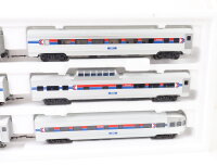 Märklin H0 43600 Personenwagenset 6-tlg. Streamliner-Set "Amtrak" / Licht OVP