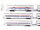 Märklin H0 43600 Personenwagenset 6-tlg. Streamliner-Set "Amtrak" / Licht OVP