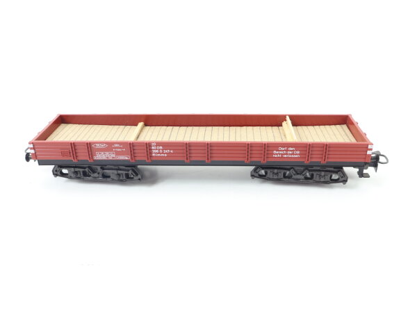 Märklin H0 4473 offener Güterwagen Niederbordwagen 398 0 247-4 Rlmms braun DB