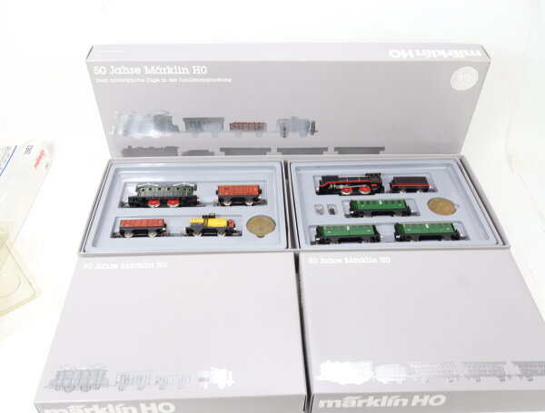 Märklin H0 0050 Jubiläumsset 8-tlg. "50 Jahre Märklin H0" / OVP