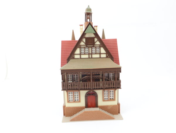 Vollmer H0 43748 Gebäude Stadthaus Fachwerkhaus Alte Post Postamt gebaut
