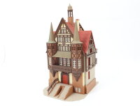 Vollmer H0 43748 Gebäude Stadthaus Fachwerkhaus Alte Post Postamt gebaut