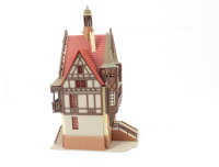 Vollmer H0 43748 Gebäude Stadthaus Fachwerkhaus Alte Post Postamt gebaut