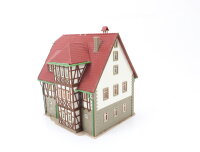 Vollmer H0 20512 Gebäude Stadthaus Wohnhaus Fachwerkhaus mit Hochparterreeingang