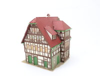 Vollmer H0 20512 Gebäude Stadthaus Wohnhaus Fachwerkhaus mit Hochparterreeingang