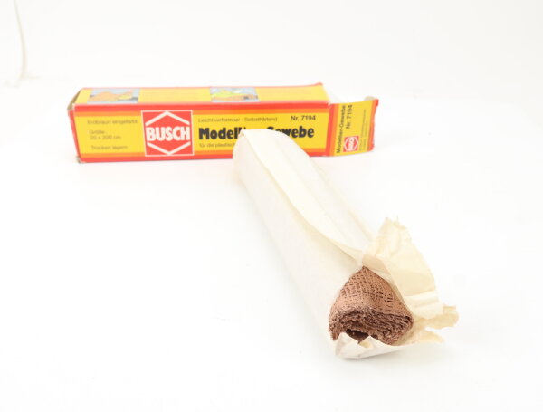 Busch 7194 Gipsgewebe Modellier-Gewebe Modellbau Geländebau 200 x 20 cm OVP