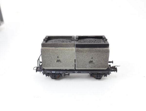 Roco H0 46115 Güterwagen Kübelwagen grau "Preussag Ibbenbüren Nr. 30" / AC