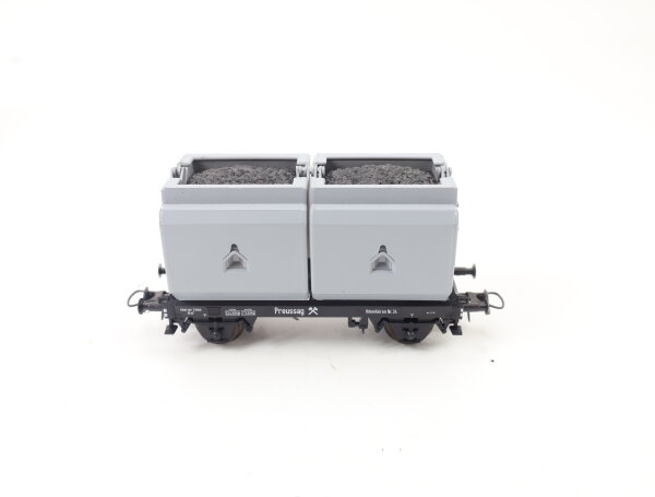 Roco H0 46115 Güterwagen Kübelwagen grau "Preussag Ibbenbüren Nr. 34" / AC NEM