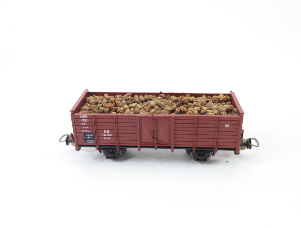 Piko H0 54137 Güterwagen Hochbordwagen Kristalladung 702 893 DB mit Ladung / NEM