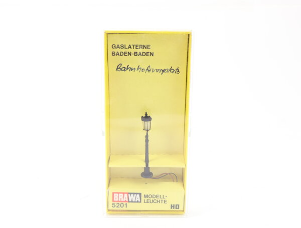 Brawa H0 5201 Beleuchtung Gaslaterne Baden-Baden 1-flammig