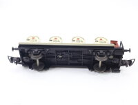 Liliput H0 206 00 Güterwagen Flachwagen mit Bremserhaus und Behälterladung / AC