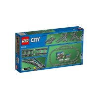 LEGO® City 60238 Schienen Weichen, 8 Teile Gleismaterial