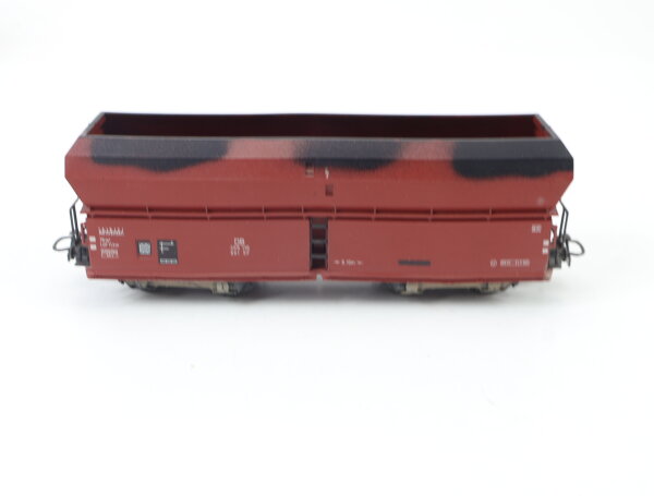 Märklin H0 4624 Güterwagen Großgüterwagen Selbstentladewagen 355 115 DB / Patina