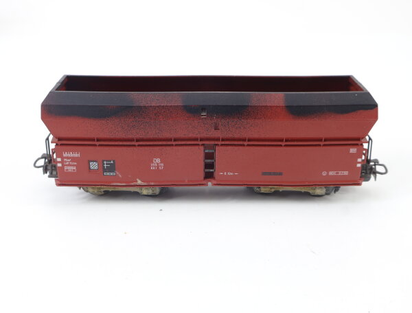 Märklin H0 4624 Güterwagen Großgüterwagen Selbstentladewagen 355 115 DB / Patina