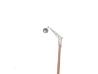 Spur H0 Beleuchtung Lampe Leuchte Holzmastleuchte 1-flammig 1:87