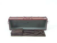 Roco H0 4302 offener Güterwagen Hochbordwagen beladen 897000 Omm52 braun DB / AC