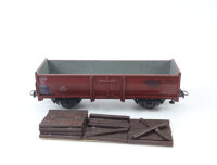 Roco H0 4302 offener Güterwagen Hochbordwagen beladen 897000 Omm52 braun DB / AC