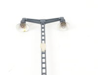 Trix Express H0 6602 Beleuchtung Lampe 2-armige Gittermastleuchte Anthrazit 1:87